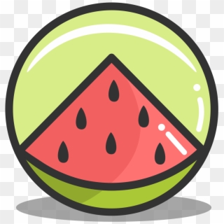 Button Watermelon Icon - Icon Clipart