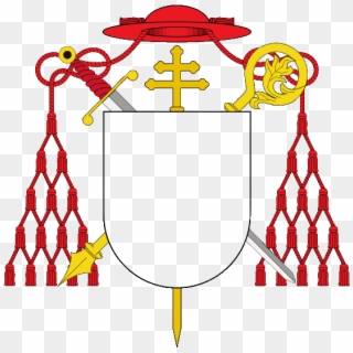 01 Coa Cardinal Prince-archbishop - Coat Of Arms Of A Cardinal Clipart