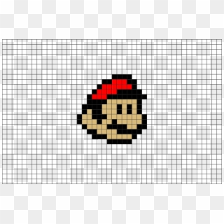 8 Bit Mario Face Clipart