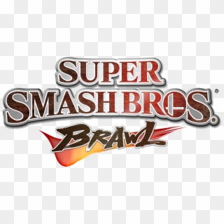 Super Smash Bros - Super Smash Bros Brawl Title Clipart