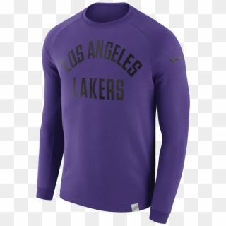 Nike Nba Los Angeles Lakers Crew - Long-sleeved T-shirt Clipart