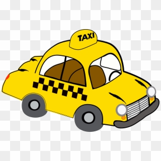 Image Black And White Library New York Taxi Clipart - Transparent Background Taxi Clip Art - Png Download