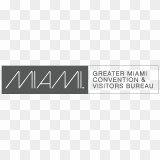Greater Miami Visitor Convention Services Logo Gray - Signage Clipart
