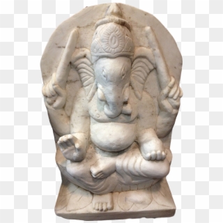 Antique Ganesh Marble - Stone Carving Clipart