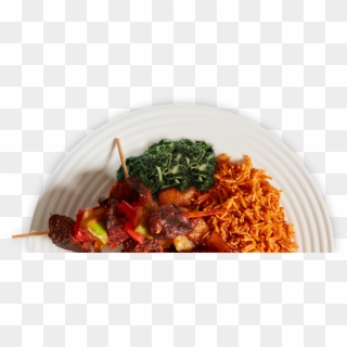 Plate Of Food Png - Plate Of Nigerian Food Png Clipart