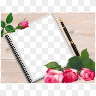 Bokeh Photography, Flower Clipart, Flower Frame, Stationary, - Garden Roses - Png Download
