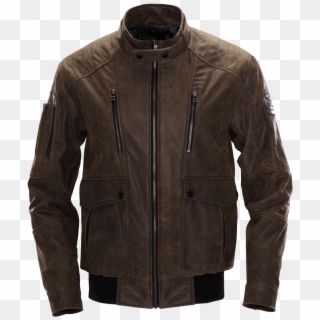 Img Leather Jacket Men Brun Face - Leather Jacket Clipart