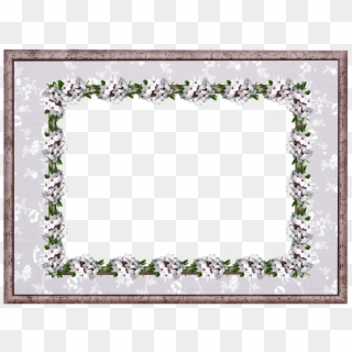 Frame, Border, Daphne, Floral - Picture Frame Clipart