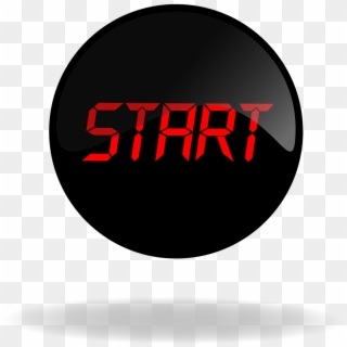 Start Button Png - Circle Clipart