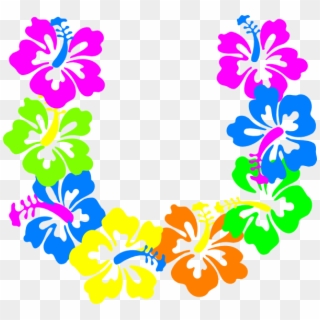 Flower Lei Clipart Collection - Hibiscus Clip Art - Png Download