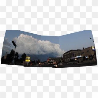 I Didn't Have My Camera On Me When This Huge Cloud - Commercial Building Clipart