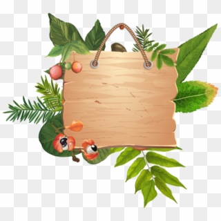 640 X 640 5 - Wood Sign Tropical Png Clipart