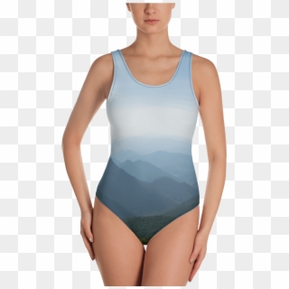 The Mountains Are Calling One-piece Swimsuit - Nihilisa Frank Tee Clipart