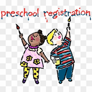 Picture Black And White Library Preschool Registration - Registration Preschool Clipart