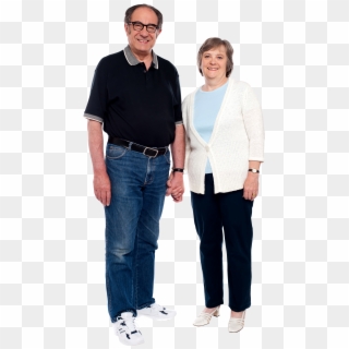 Old Couple Standing Png Clipart