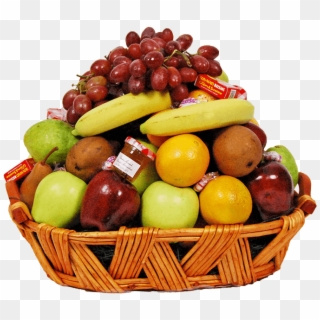 Fruit Baskets Redner S - Fruits In Basket Png Clipart
