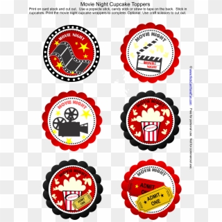 Картинки По Запросу "movie Night Cake Toppers" - Movie Camera Clip Art - Png Download