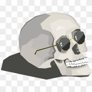 This Free Icons Png Design Of Skull Wearing Sunglasses Clipart