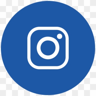 Insta Icon Circle Ltblue - Instagram Icon Black Circle Clipart