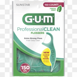Gum® Professional Clean Flossers, 150ct - Plastic Clipart