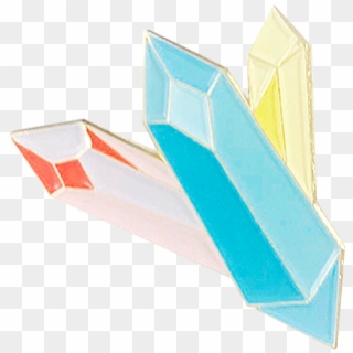 Crystals Pin - Origami Clipart