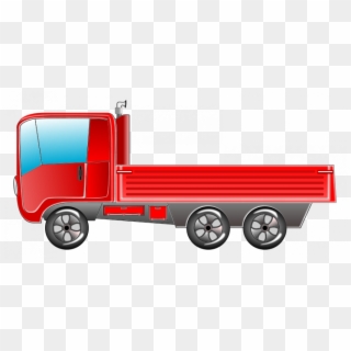 Red Truck Vector Image - Tongue Twisters Red Lorry Clipart