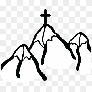 Picture Freeuse Cross Clipart Black And White Png - Mountain Images Free Clip Art Transparent Png