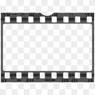 Movie Cinema Negative Frame Camera Border Film - Film Strip Png Clipart