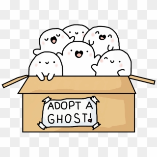 Cute Clipart Ghost - Kawaii Cute Ghost Clipart - Png Download