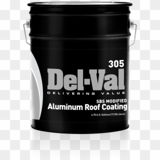 Del-val 305 Sbs Modified Aluminum Roof Coating - Food Clipart