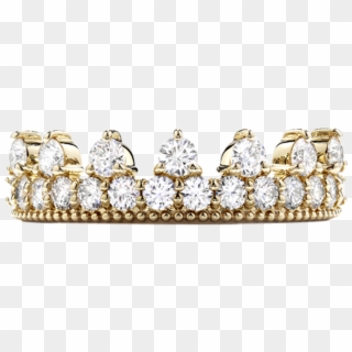Queen Sticker - Gold Diamond Crown Png Clipart
