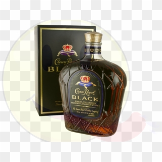 Crownroyalblack 750 - Crown Royal Black Canadian Whisky Clipart