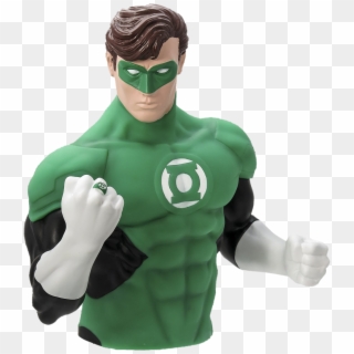 Green Lantern Bust Bank - Green Lantern Bust Clipart