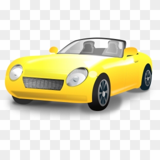 Yellow Convertible Sports Car Png Freeuse Library - Yellow Car Clipart Png Transparent Png