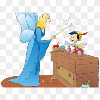 Blue Fairy Pinocchio Clipart - Png Download