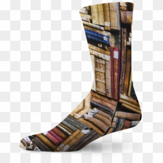 Old Books Crew Socks Clipart