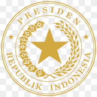 Indonesian Presidential Seal Gold - President Of Indonesia Clipart