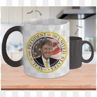 Trump Presidential Seal Color Changing Mug 45th President - My Husband The Day I Met You Clipart