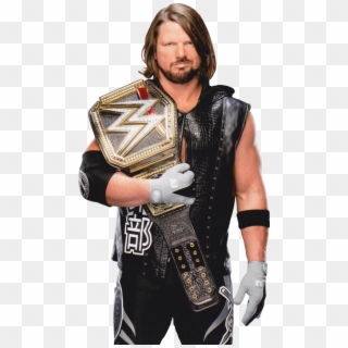 Free Png Download Aj Styles Gray Attire Png Images - Aj Styles Wwe Champion Png Clipart