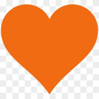 Free Png Download Orange Heart Png Images Background - Orange Heart Vector Clipart