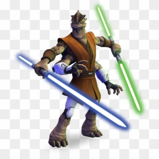 Pong Krell Was The Besalisk Jedi Whom Replaced Anakin - 4 Armed Star Wars Clipart