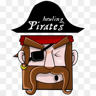 Moustache Clipart Pirate Shirt - Cartoon - Png Download