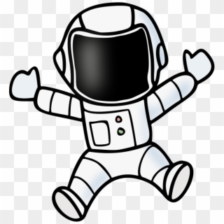 Astronaut Space Suit Outer Space Line Art Can Stock - Spacesuit Clipart - Png Download