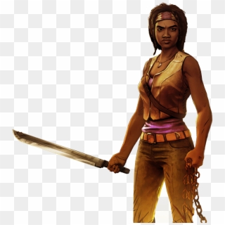 No Caption Provided - Michonne Game Png Clipart