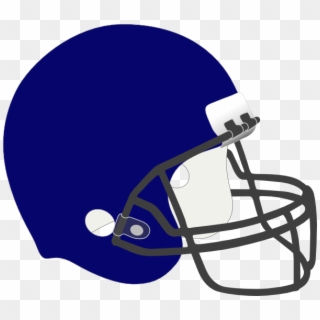Navy Football Helmet Clip Art At Clker Com Vector Clip - Blue Football Helmet Clipart - Png Download