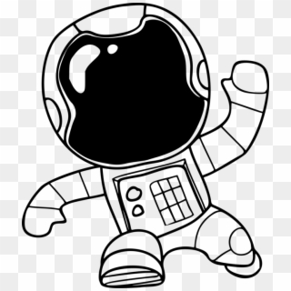 Spaceman Astronaut Space Suit Outer Space Babylon Zoo - Space Man Drawing Cartoon Clipart