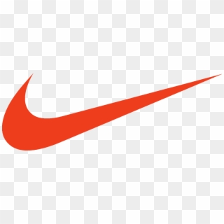 Nike - Orange Nike Logo Png Clipart