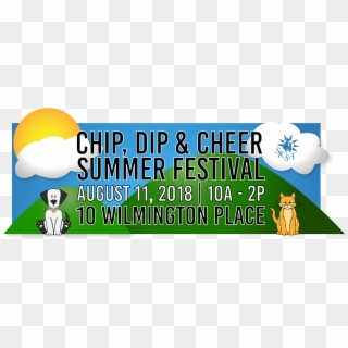 Chip Dip And Cheer Sicsa Festival - Poster Clipart