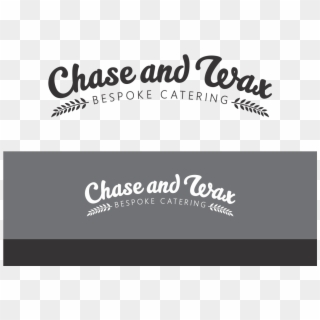 Elegant, Playful, Catering Logo Design For Chase And - Calligraphy Clipart
