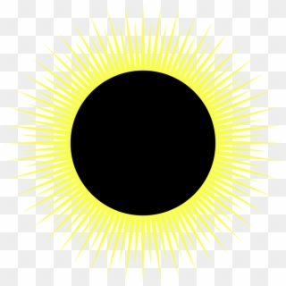 Clipart Solar Eclipse - Circle - Png Download